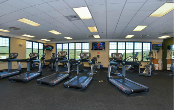 fitness center cardio equipment