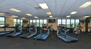 fitness center cardio equipment