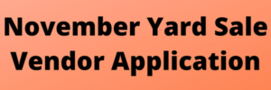 November Yard Sale Application