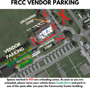 FRCC Vendor parking map