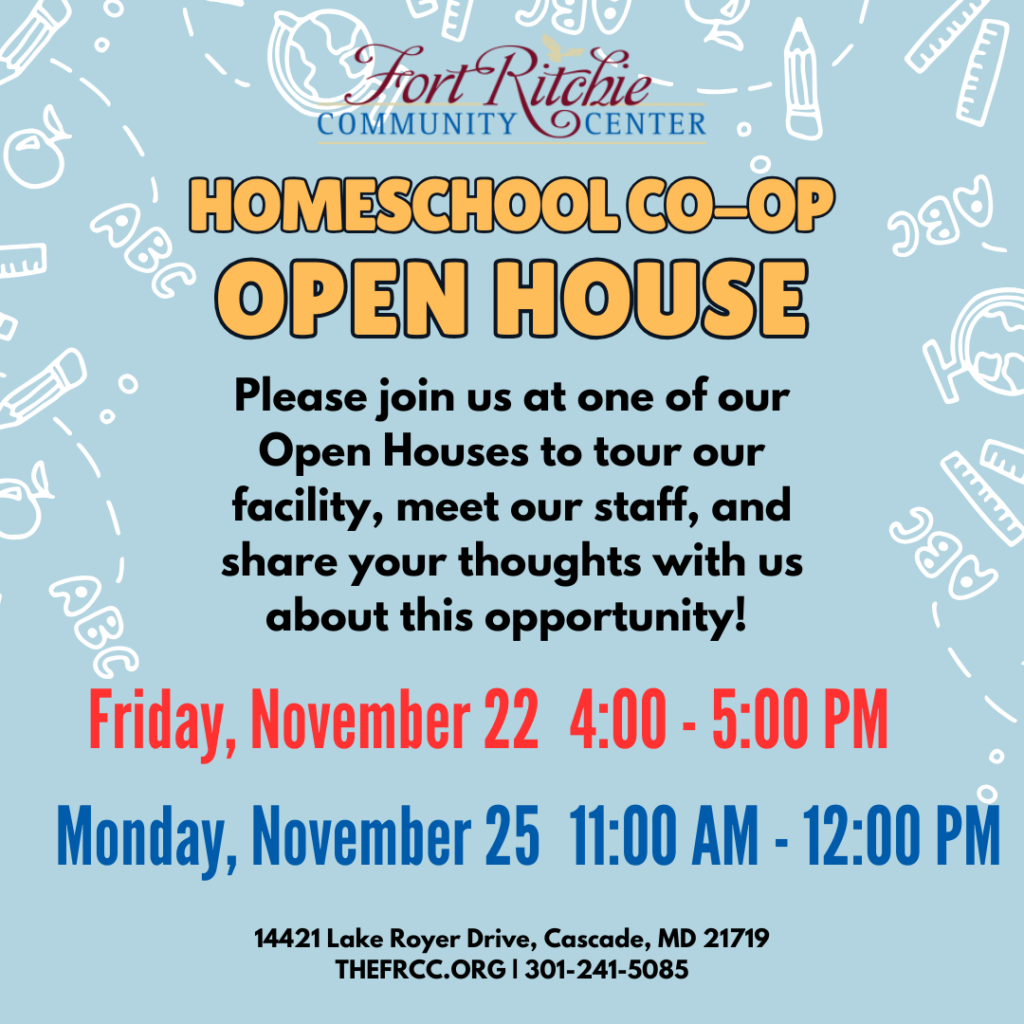 Homeschool co-op open house